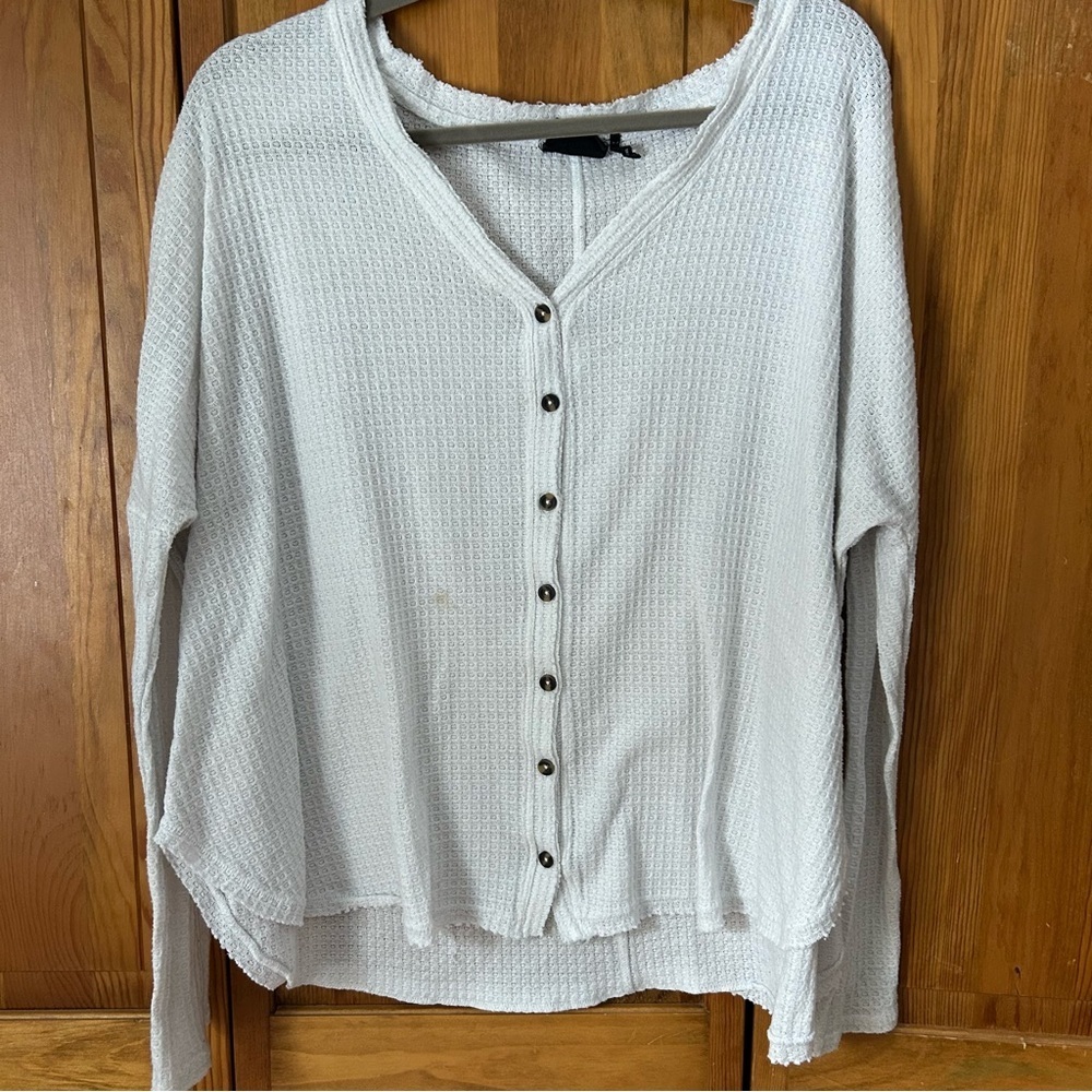 Out From Under Thermal Button Up Top